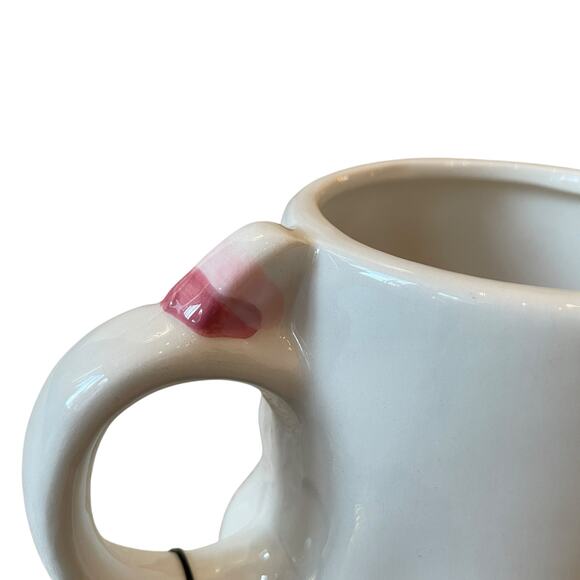 Halloween Ghost Mug With Pink Pumpkin 17oz Cute Ceramic BOO Coffee Cup NEW - Picture 5 of 12